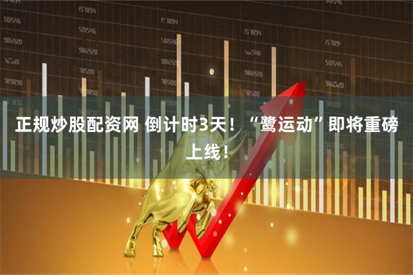 正规炒股配资网 倒计时3天！“鹭运动”即将重磅上线！