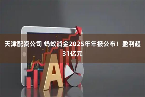 天津配资公司 蚂蚁消金2025年年报公布！盈利超31亿元